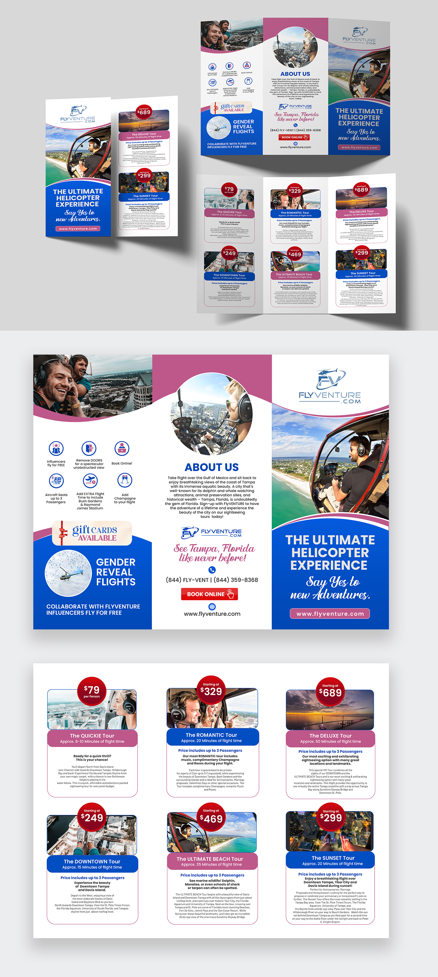 Flyer Design by debdesign for Heli Aviation Florida, LLC | Design #35564599