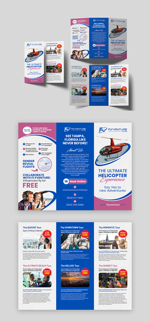 Flyer Design by debdesign for Heli Aviation Florida, LLC | Design: #35564995