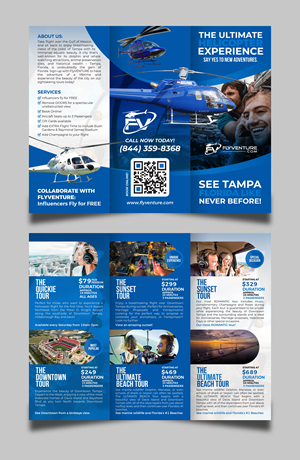 Flyer Design by 3Guys for Heli Aviation Florida, LLC | Design: #35572687