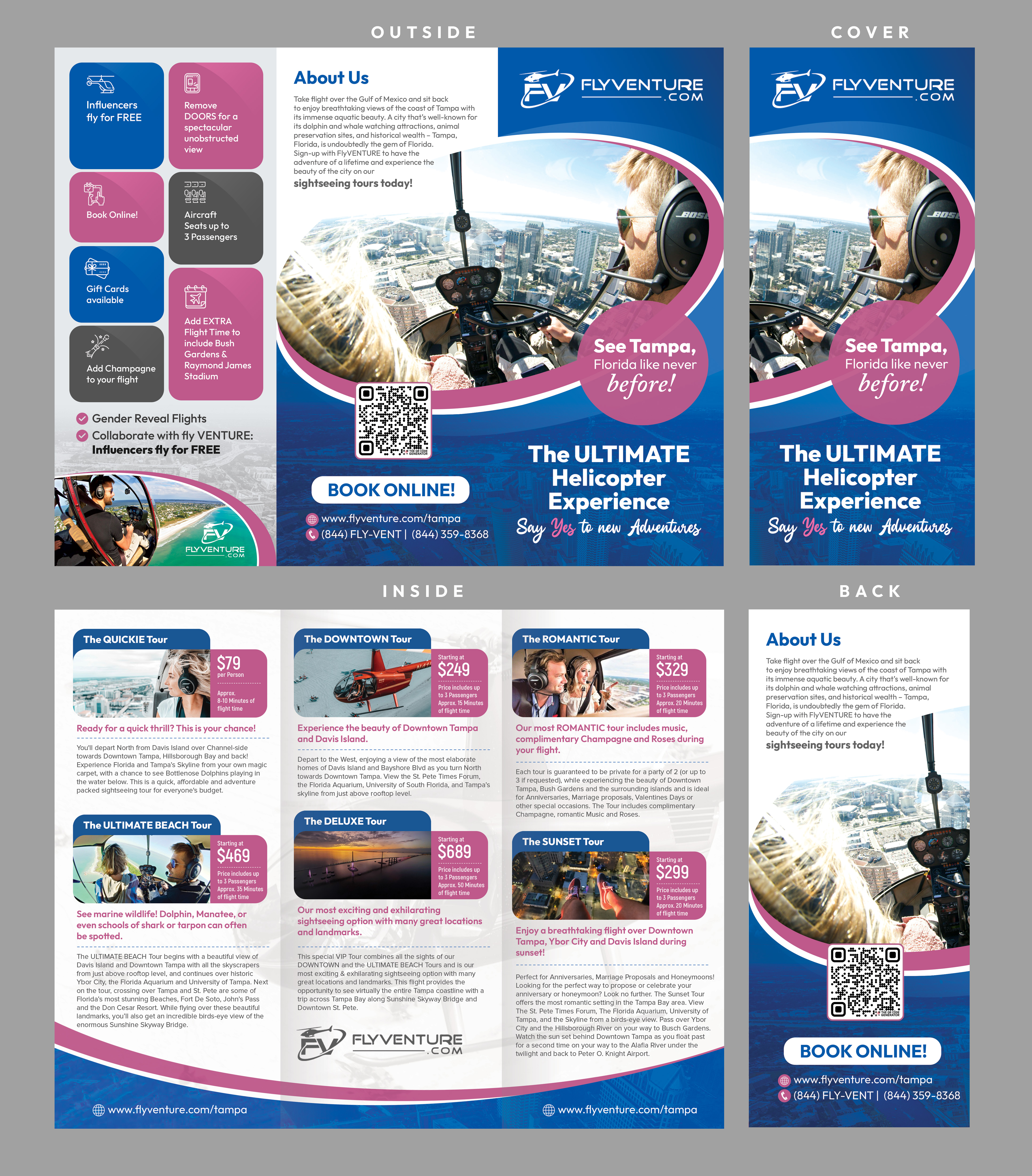 Flyer Design by Stan$oul for Heli Aviation Florida, LLC | Design #35563692