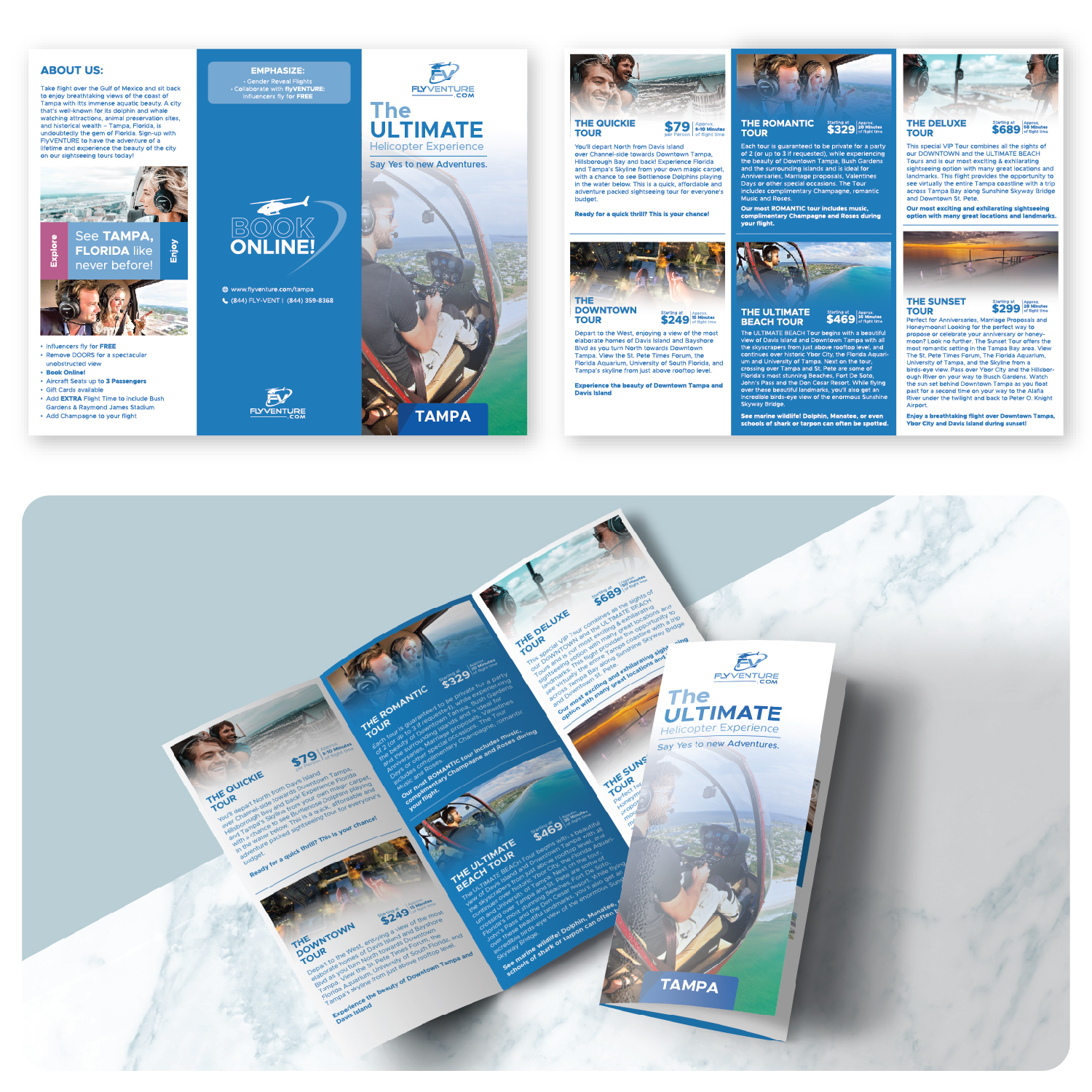 Flyer Design by Maxo-Biz for Heli Aviation Florida, LLC | Design #35571210