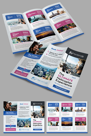 Flyer Design by Dzhafir for Heli Aviation Florida, LLC | Design #35568520
