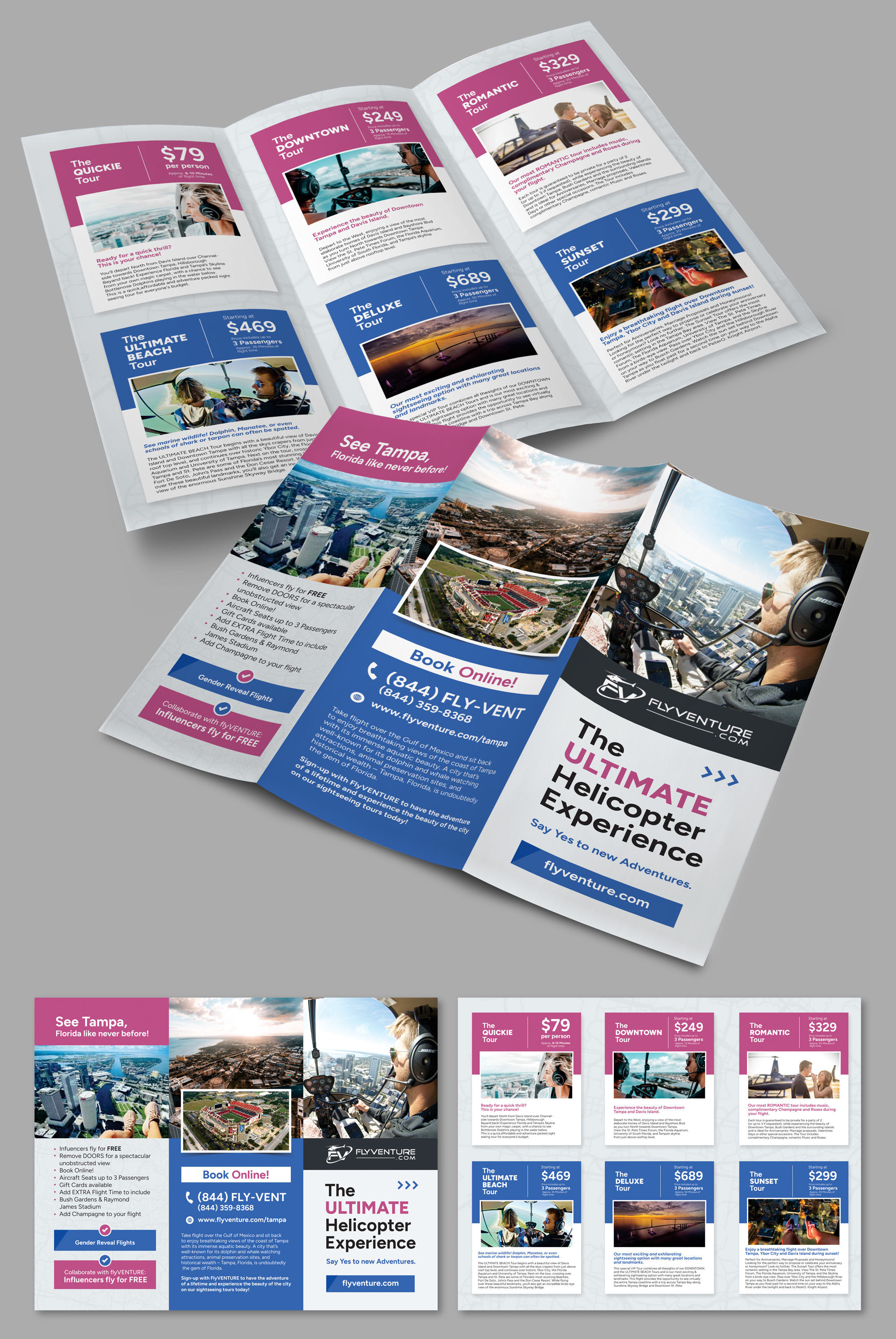 Flyer Design by Dzhafir for Heli Aviation Florida, LLC | Design #35568521