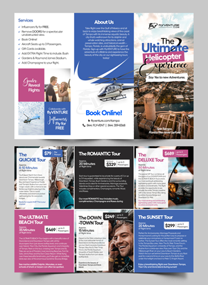 Flyer Design by Graphic Guy for Heli Aviation Florida, LLC | Design: #35565691
