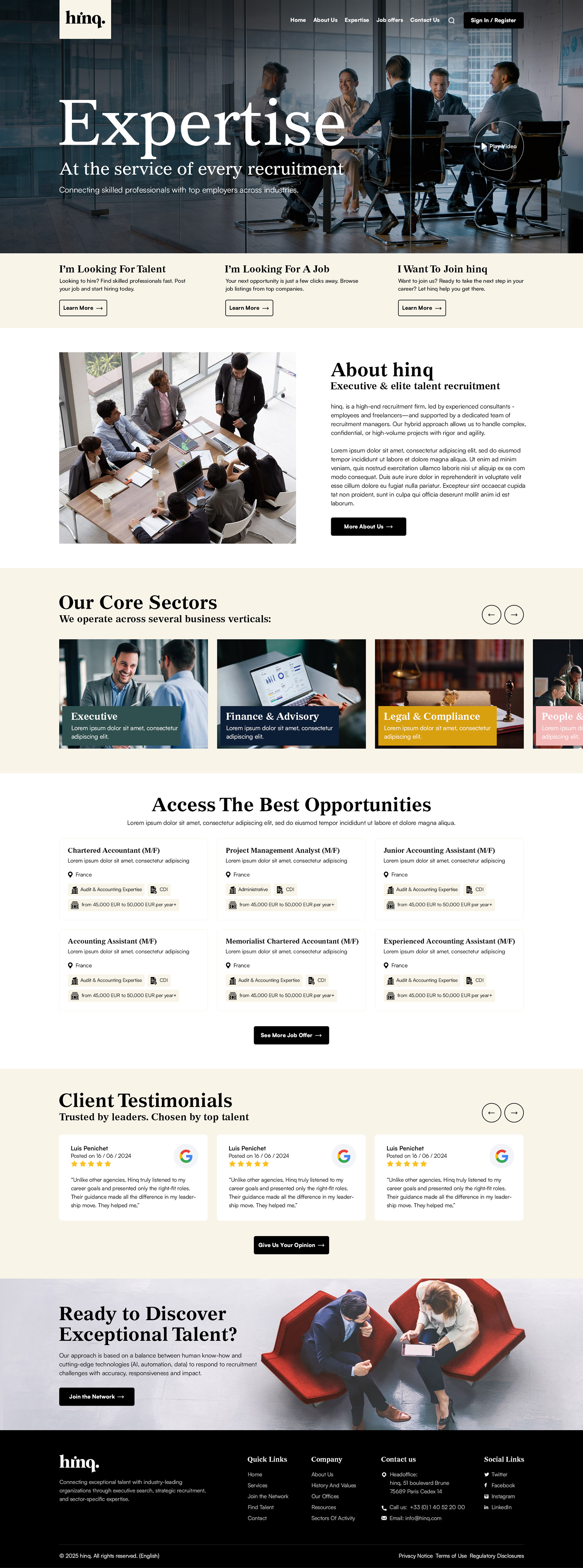 Web Design by IDesign1606 for this project | Design #35604957