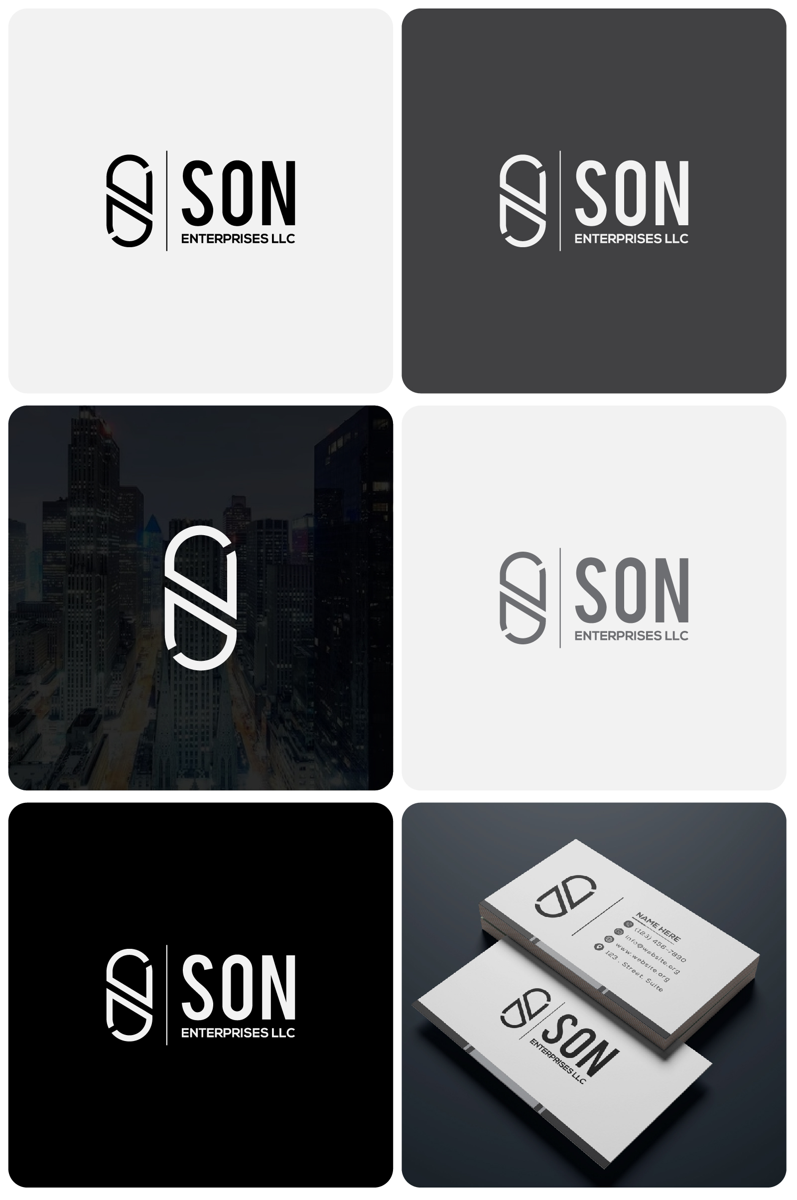 Logo-Design von Deziners Zone für SON Enterprises LLC | Design #35569812