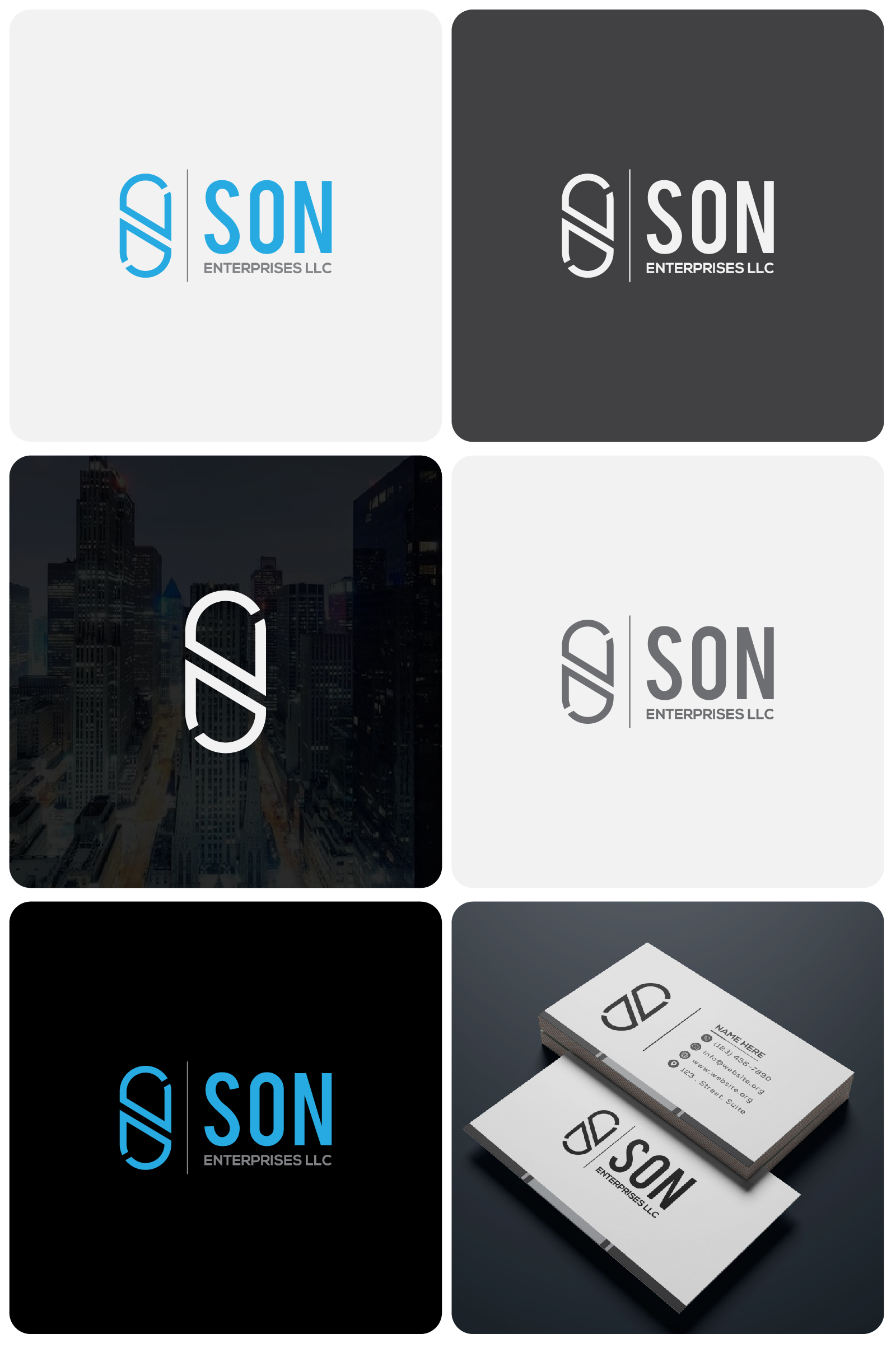 Logo-Design von Deziners Zone für SON Enterprises LLC | Design #35569835