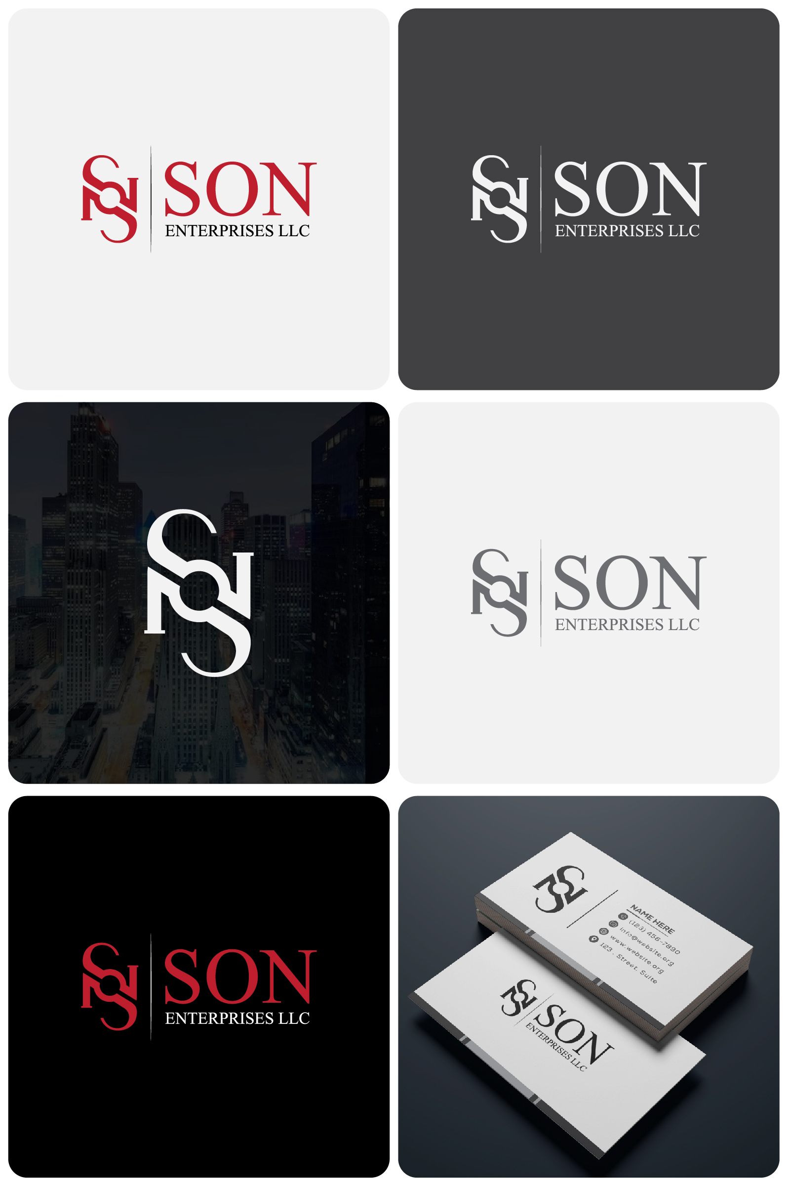 Logo Design by Deziners Zone for SON Enterprises LLC | Design #35569836
