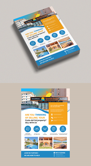 Flyer Design by Design Motion for Spanish Dream Real Estate S.L., B75628917 | Design: #35600314