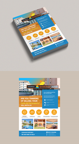 Flyer Design by Design Motion for Spanish Dream Real Estate S.L., B75628917 | Design: #35600315