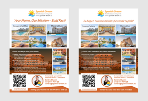 Flyer-Design von Yash4 für Spanish Dream Real Estate S.L., B75628917 | Design: #35591530