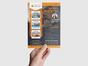 Flyer Design by Designed by MS for Spanish Dream Real Estate S.L., B75628917 | Design: #35593185