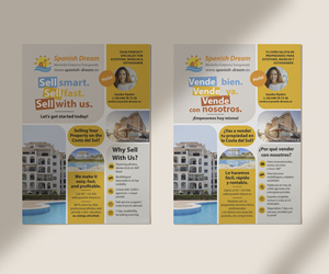 Design de Flyer par ceramicristi pour Spanish Dream Real Estate S.L., B75628917 | Design #35608623
