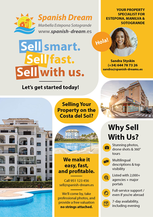 Flyer Design by ceramicristi for Spanish Dream Real Estate S.L., B75628917 | Design: #35608635