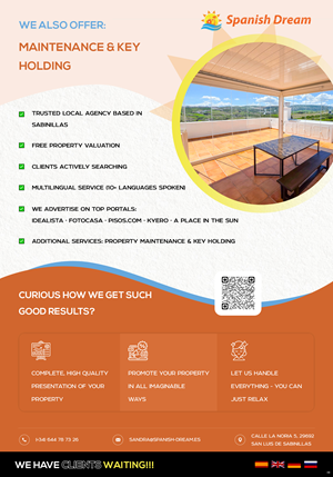 Flyer Design by pb for Spanish Dream Real Estate S.L., B75628917 | Design: #35577880