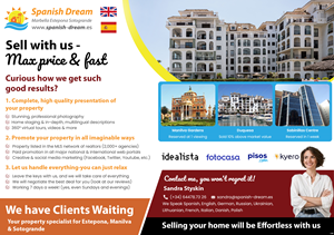Flyer Design by pb for Spanish Dream Real Estate S.L., B75628917 | Design: #35577881