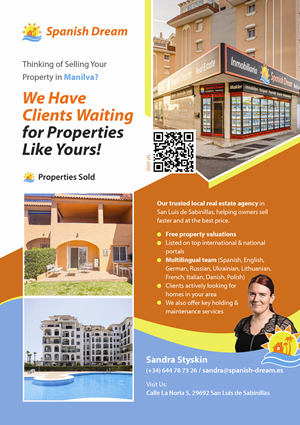 Flyer Design by pb for Spanish Dream Real Estate S.L., B75628917 | Design: #35577883