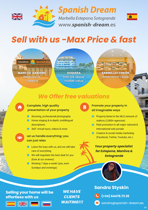 Flyer-Design von pb für Spanish Dream Real Estate S.L., B75628917 | Design: #35594601