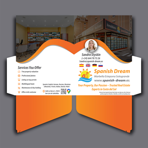 Flyer Design by victipedia for Spanish Dream Real Estate S.L., B75628917 | Design: #35602733