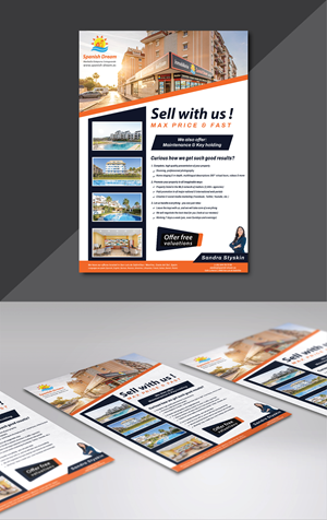 Flyer-Design von Deziners Zone für Spanish Dream Real Estate S.L., B75628917 | Design: #35587553