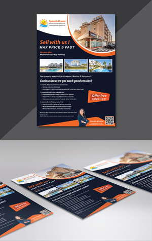 Flyer-Design von Deziners Zone für Spanish Dream Real Estate S.L., B75628917 | Design: #35587556