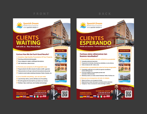 Flyer-Design von 3Guys für Spanish Dream Real Estate S.L., B75628917 | Design: #35573805