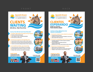 Flyer-Design von 3Guys für Spanish Dream Real Estate S.L., B75628917 | Design: #35578058