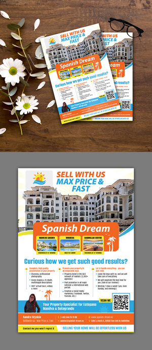 Design de Flyer par 123graphics pour Spanish Dream Real Estate S.L., B75628917 | Design #35569855