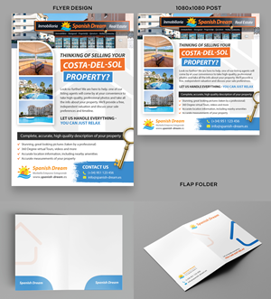 Design de Flyer par Graphic Guy pour Spanish Dream Real Estate S.L., B75628917 | Design #35571783