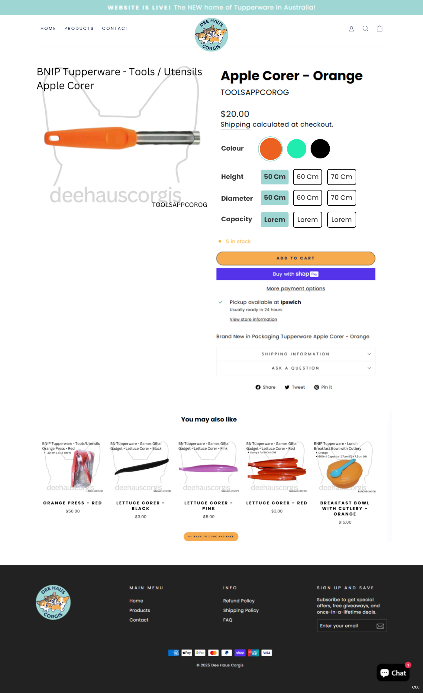 Web Design by pb for Dee Haus Corgis | Design #35577852