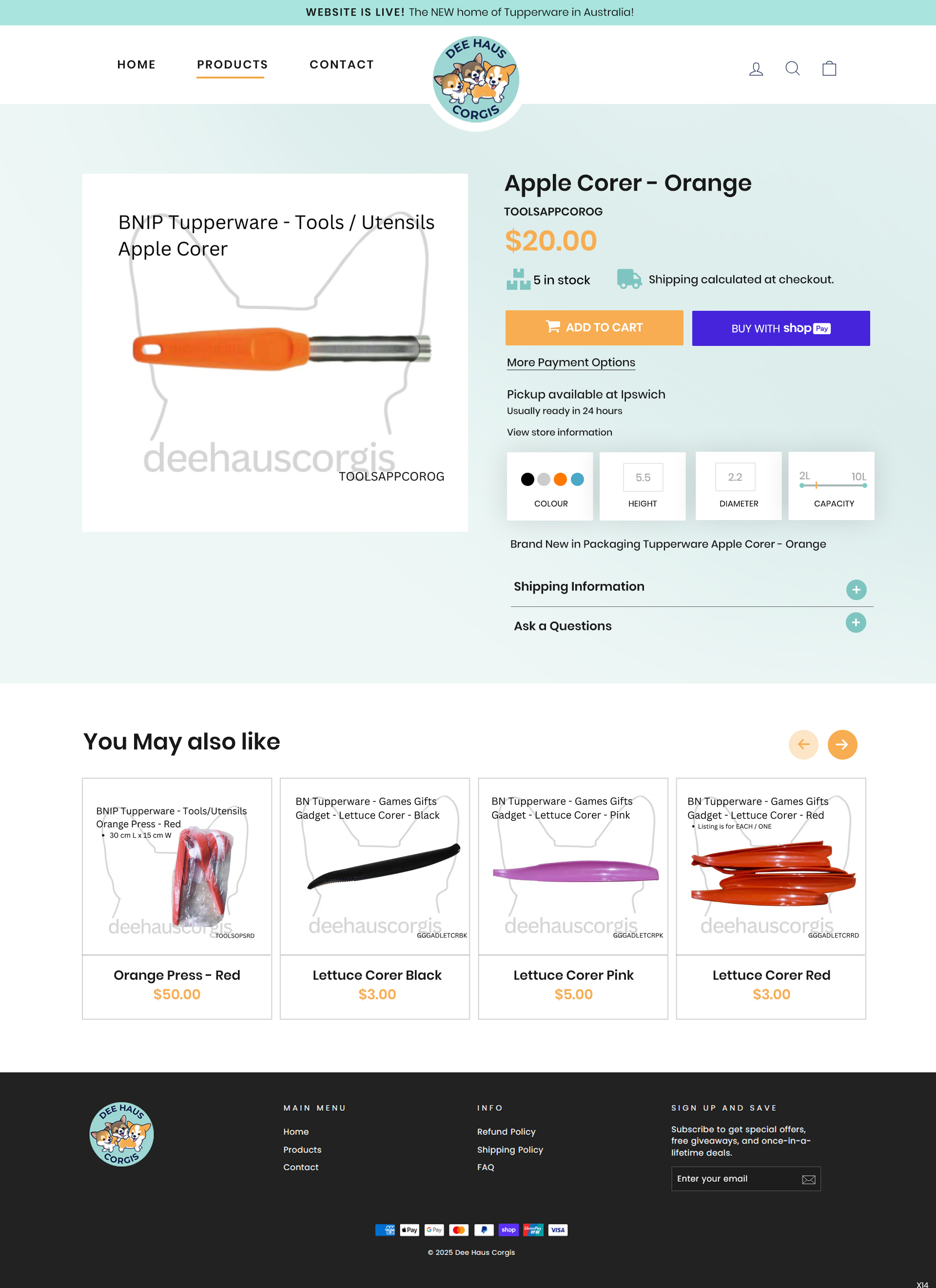 Diseño Web por pb para Dee Haus Corgis | Diseño #35577857