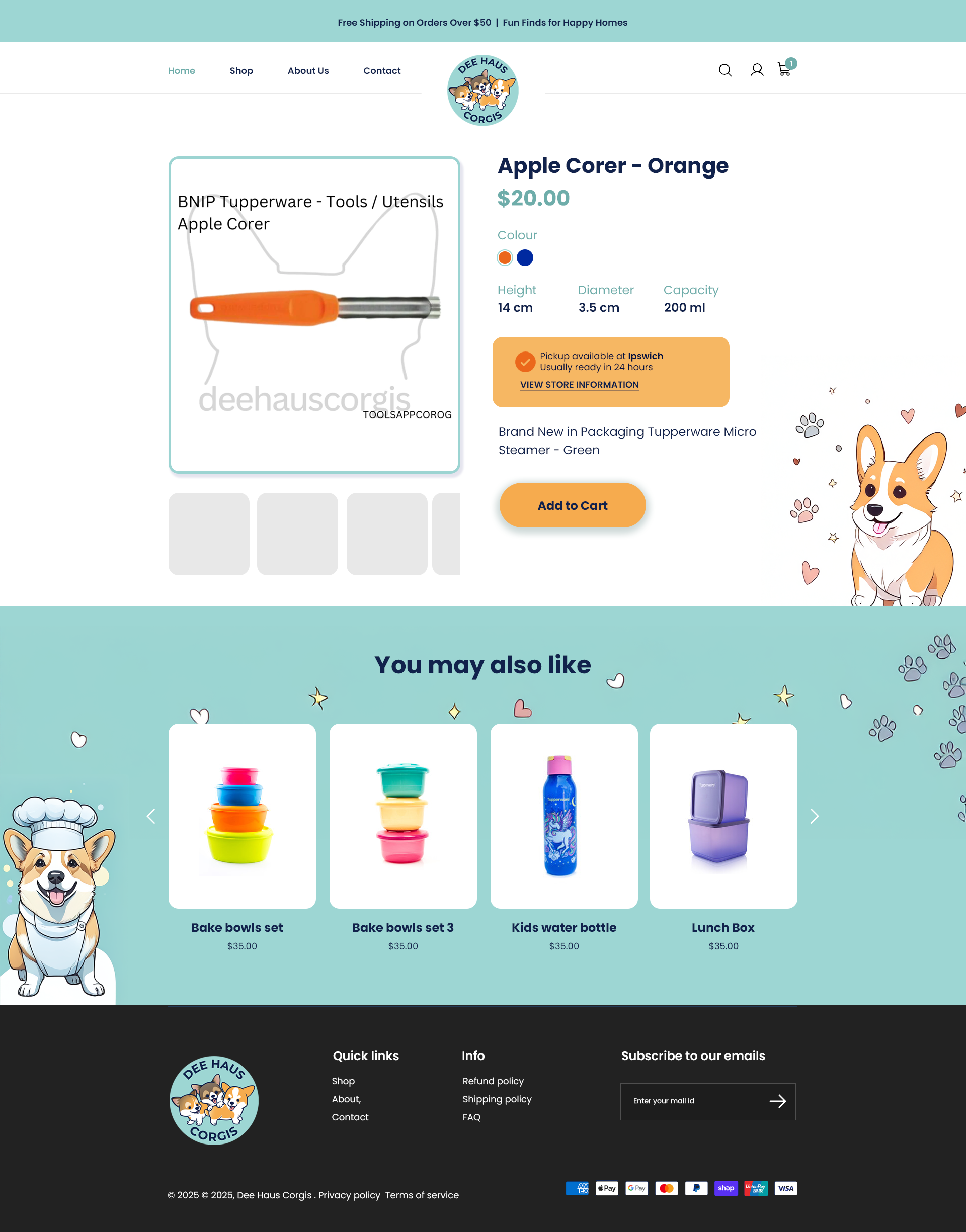 Web Design by designangel07 for Dee Haus Corgis | Design: #35575248
