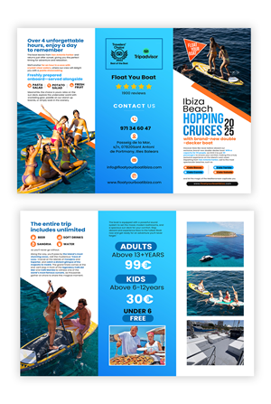 Design de Flyer par debdesign pour FYB Ibiza | Design : #35593840