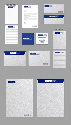 Stationery Design by Expert Bappy for The Law Office of Henry Glowa | Design: #35612264