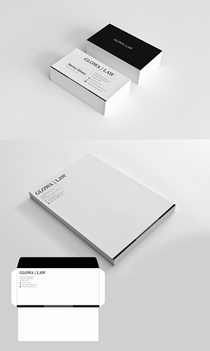 Stationery Design by Shabnum Khan for The Law Office of Henry Glowa | Design: #35582125