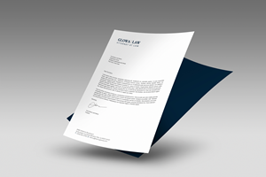 Stationery Design by R.design for The Law Office of Henry Glowa | Design: #35576411