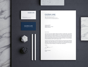 Stationery Design by R.design for The Law Office of Henry Glowa | Design: #35582158