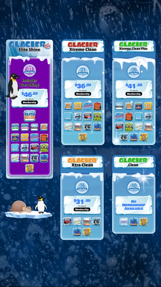 Graphic Design by Rickyy for Glacier Express Car Wash | Design #35621901