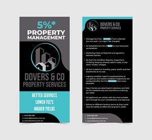 Diseño de Flyer por Thati Designs para Dovers & Co Property Services | Diseño: #35576215