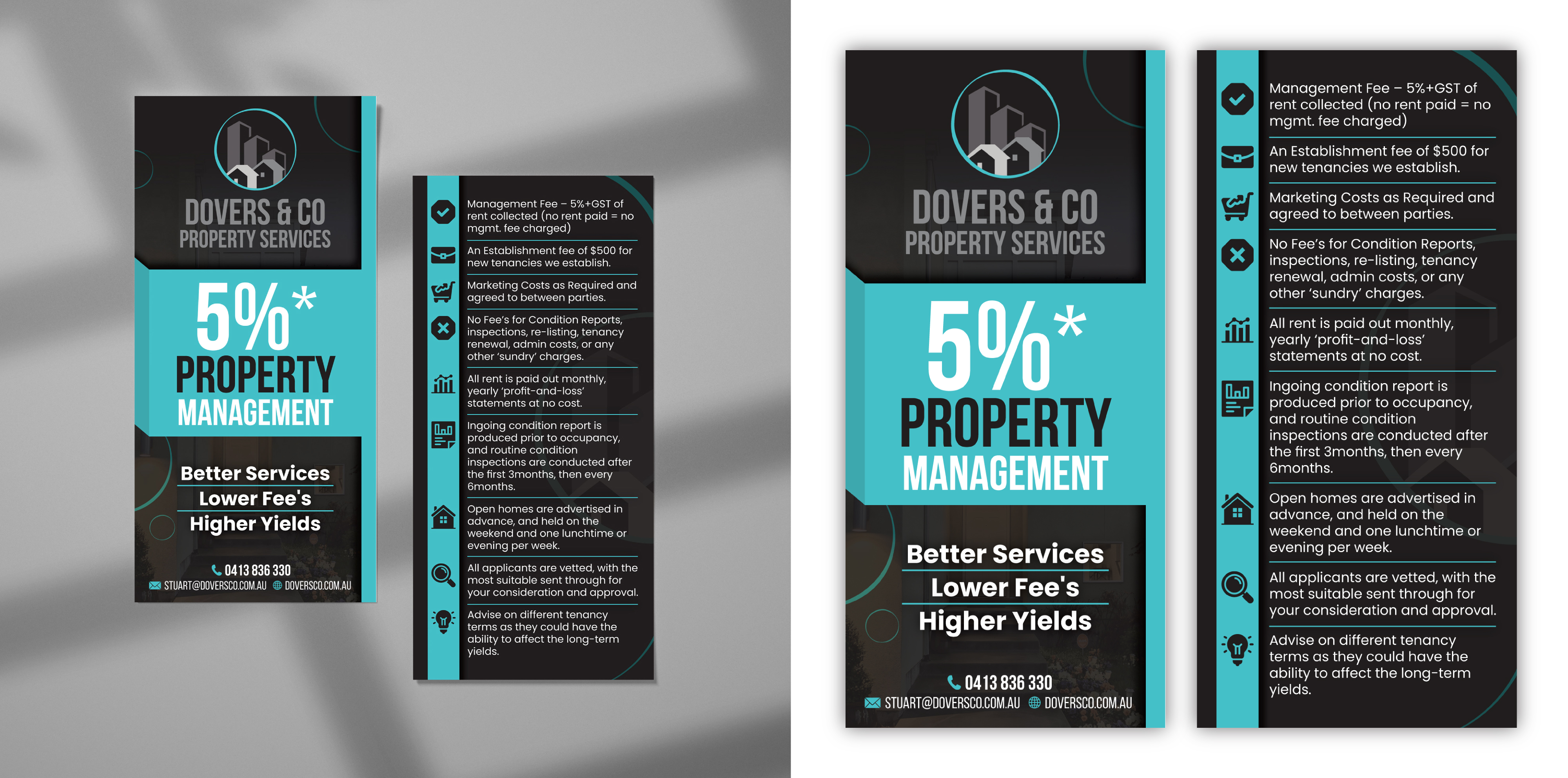 Flyer Design by Impressive Designs for Dovers & Co Property Services | Design #35574949