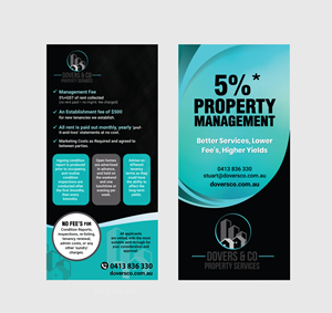 Diseño de Flyer por meet007 para Dovers & Co Property Services | Diseño: #35576880