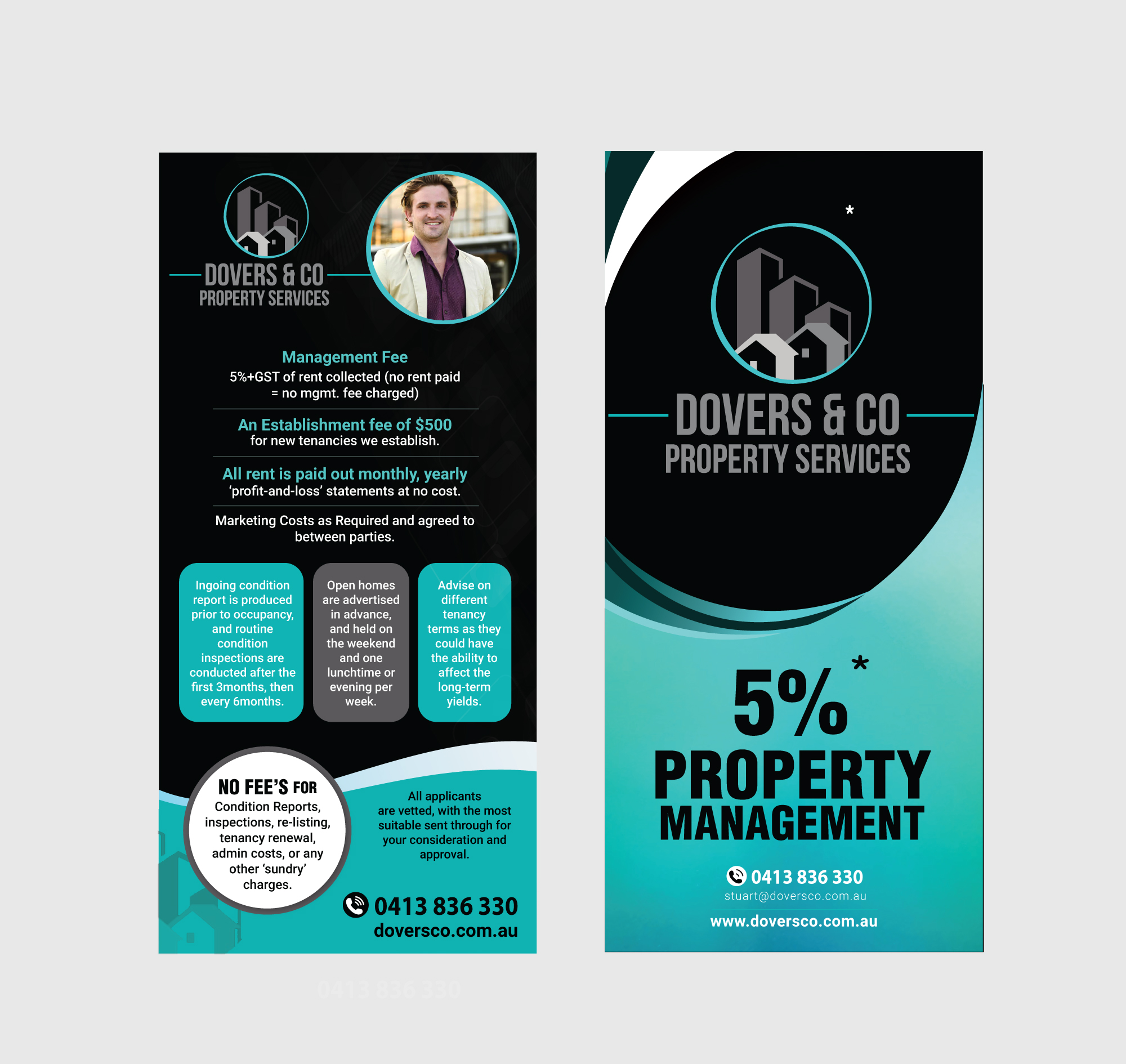 Diseño de Flyer por meet007 para Dovers & Co Property Services | Diseño #35578019