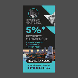 Diseño de Flyer por ThiagoB para Dovers & Co Property Services | Diseño: #35578914