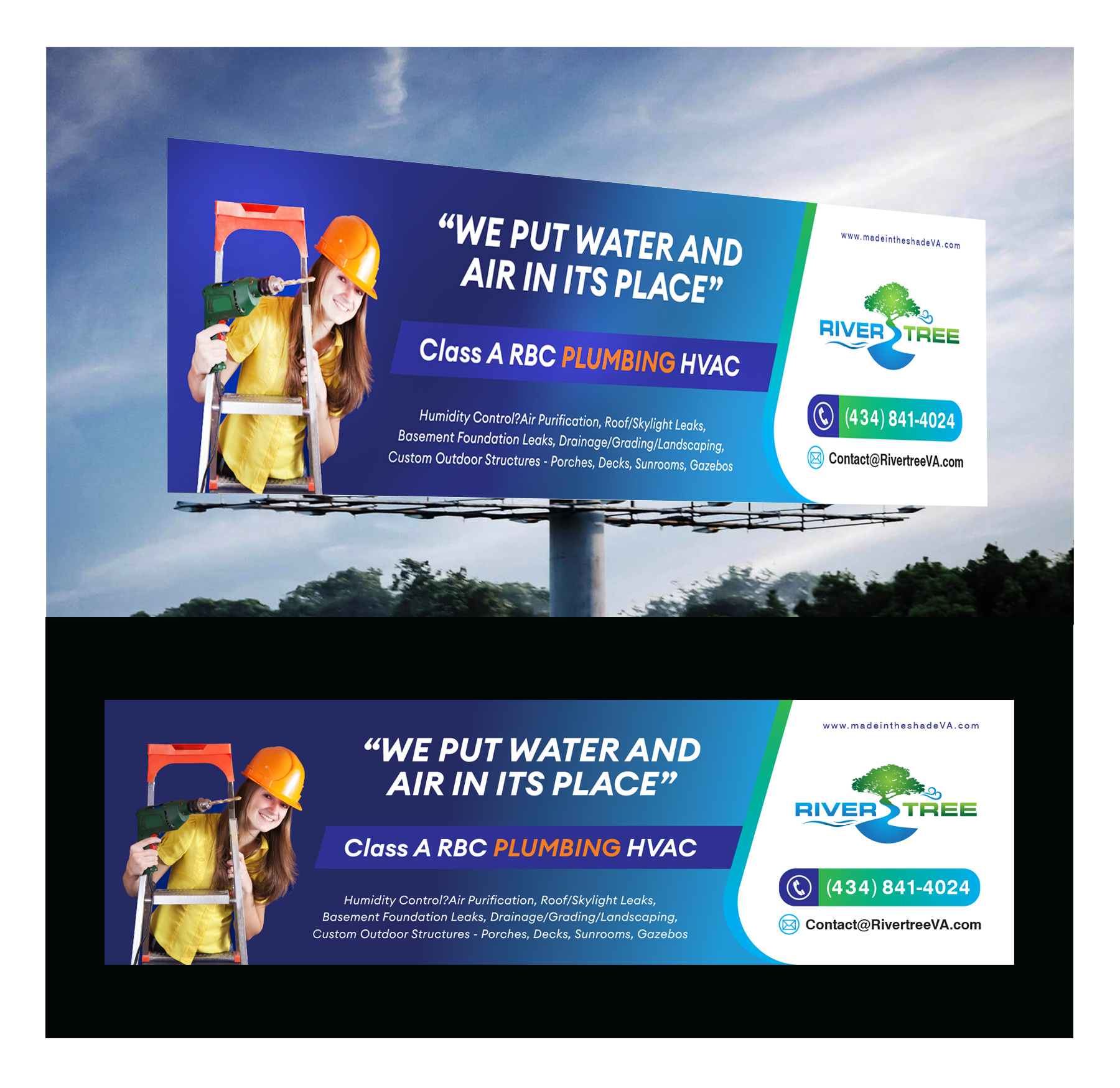 Billboard Design by COLOURS BRANDING for Rivertree Incorporated | Design #35614489