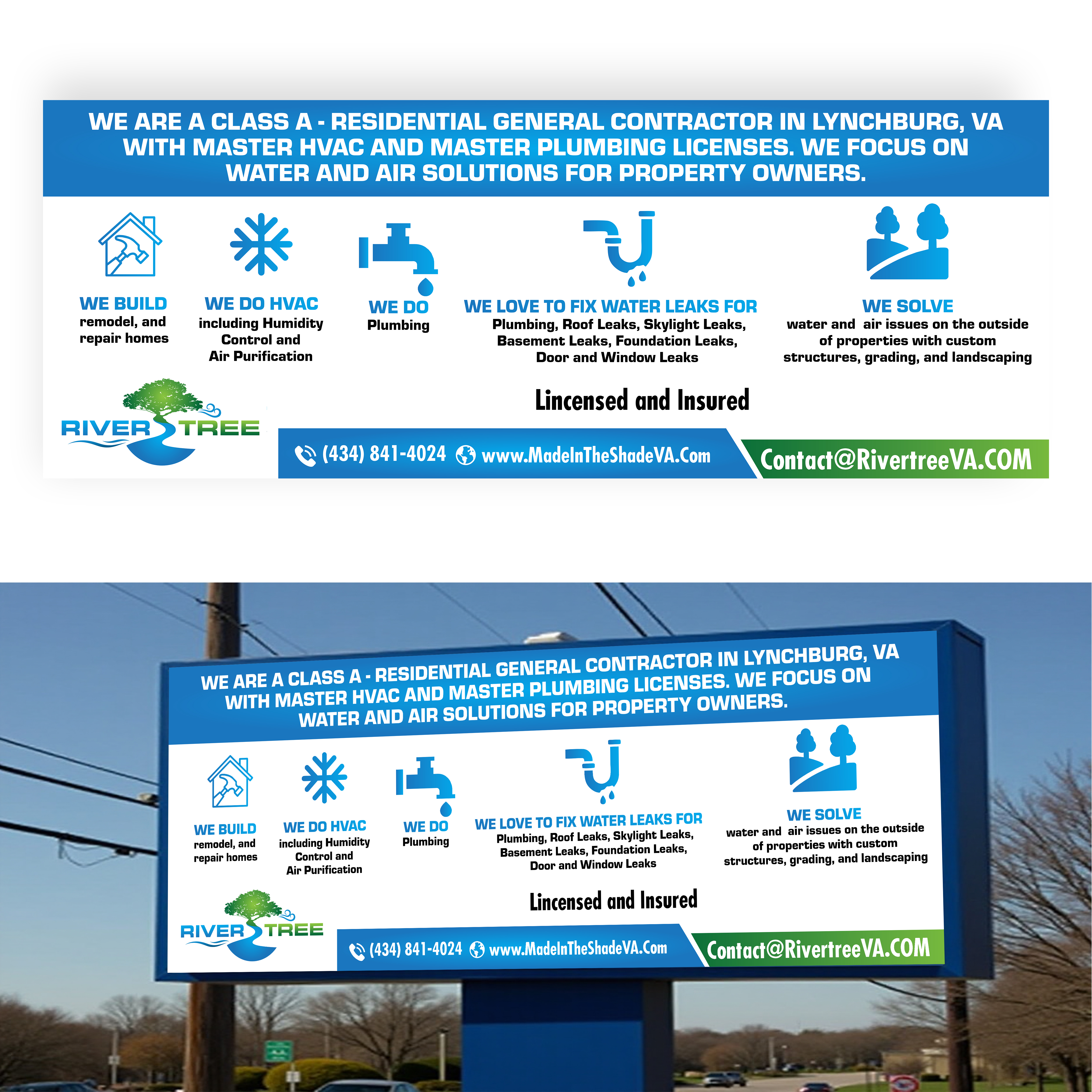 Billboard Design by designer1975 for Rivertree Incorporated | Design #35607800