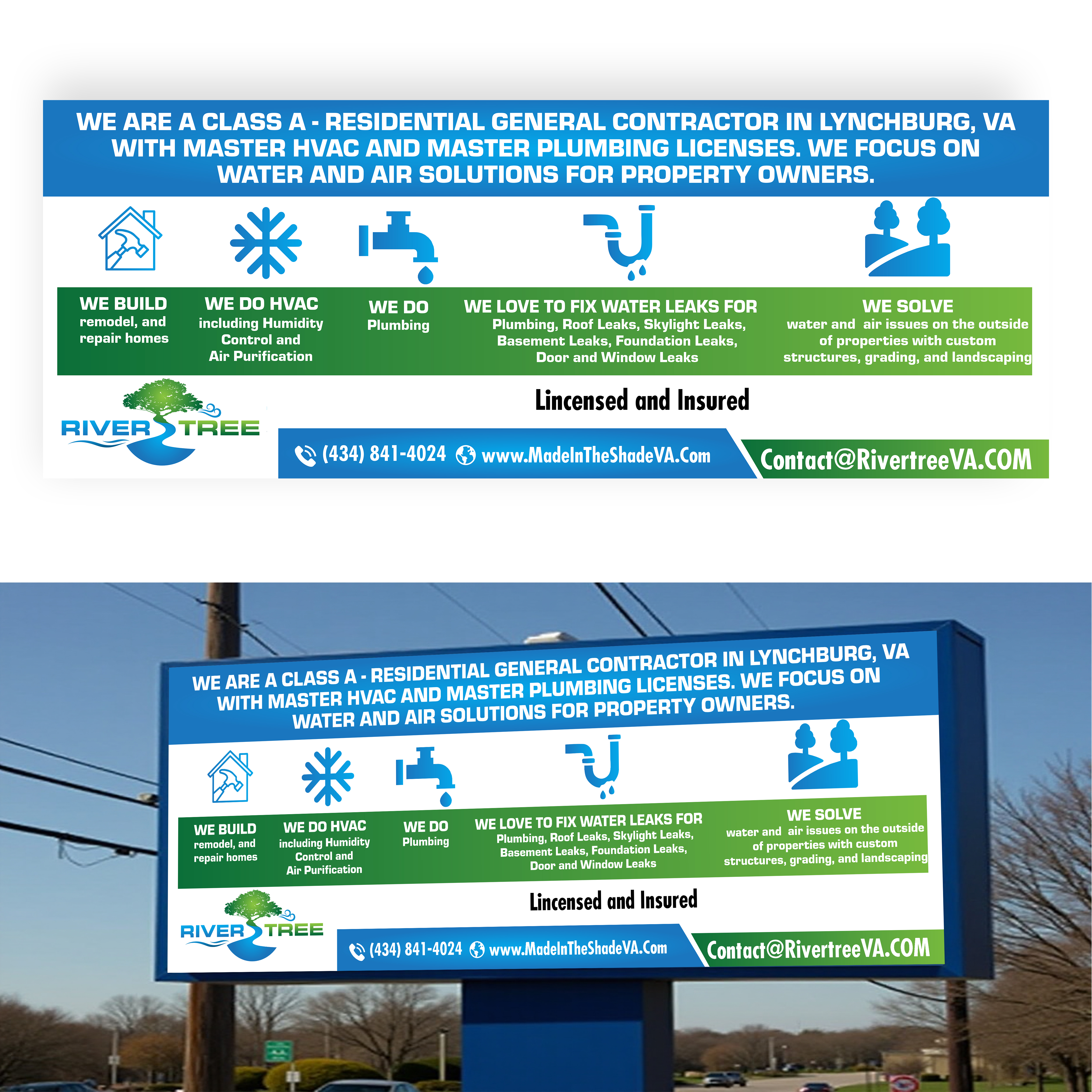 Billboard Design by designer1975 for Rivertree Incorporated | Design #35607870
