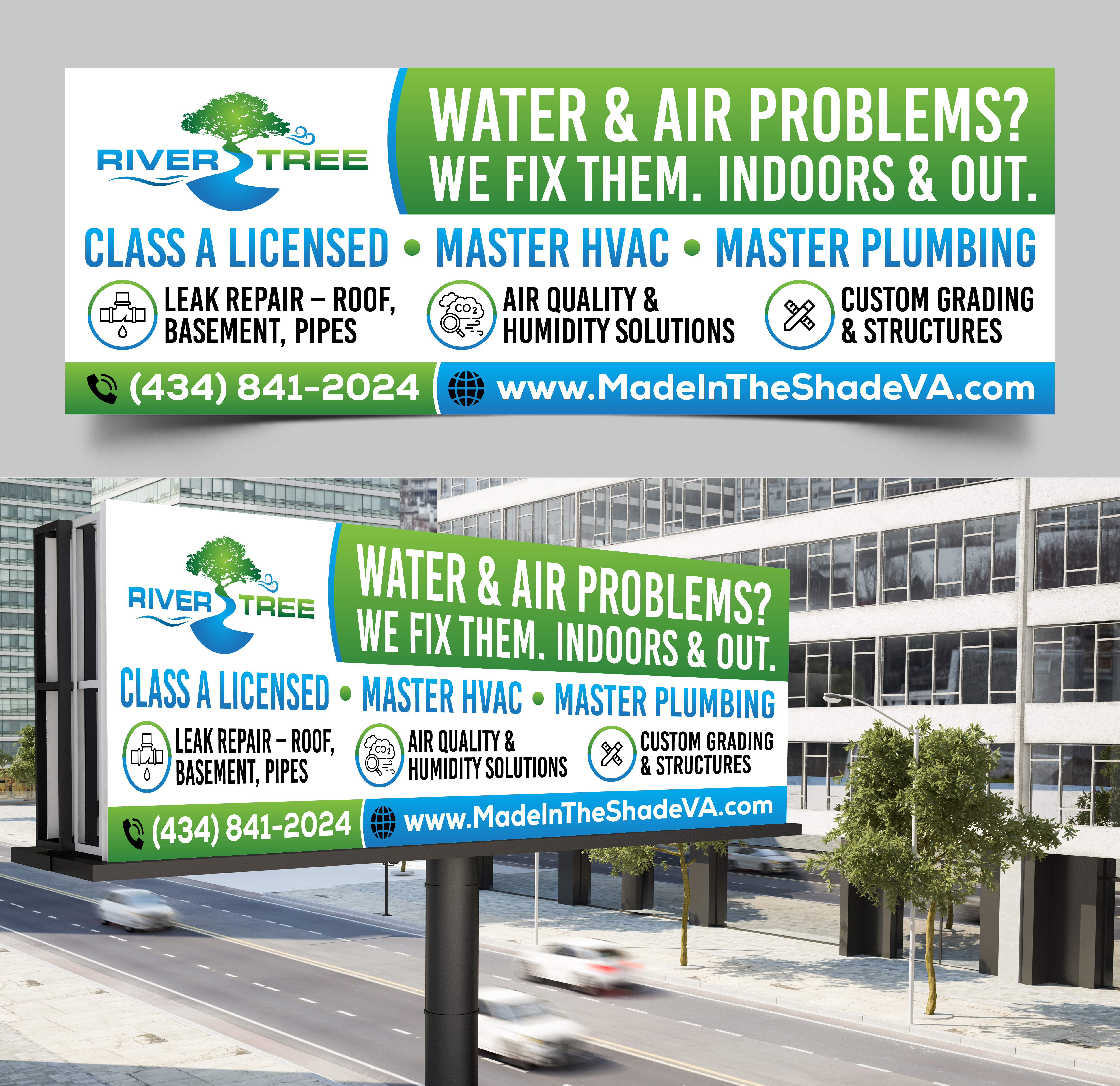 Billboard Design by Titan Solbiz for Rivertree Incorporated | Design #35615081