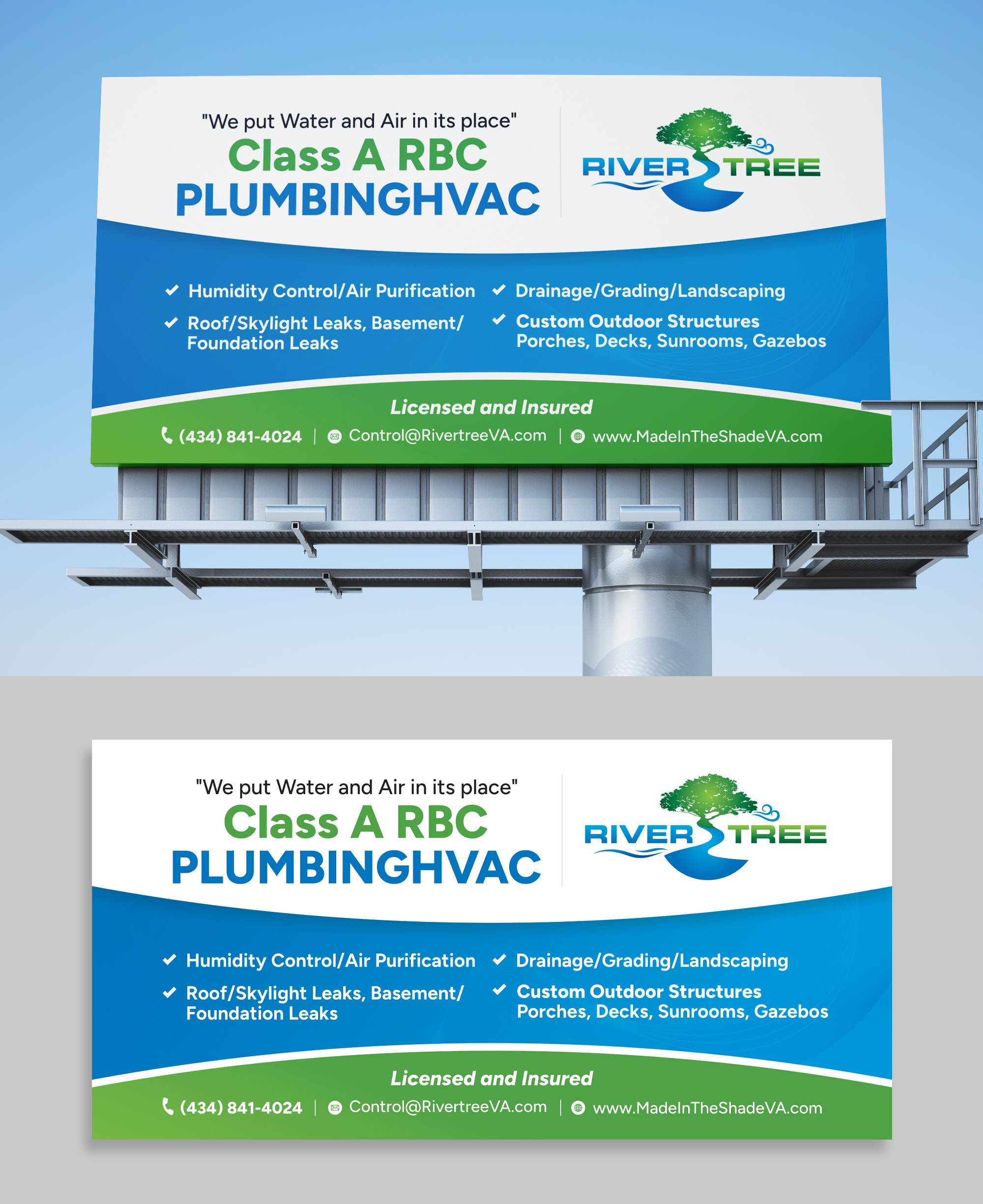 Billboard Design by Dzhafir for Rivertree Incorporated | Design #35589939