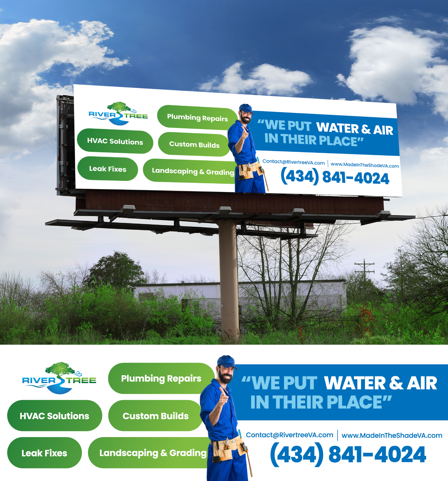 Billboard Design by Haja_H2 for Rivertree Incorporated | Design #35581940