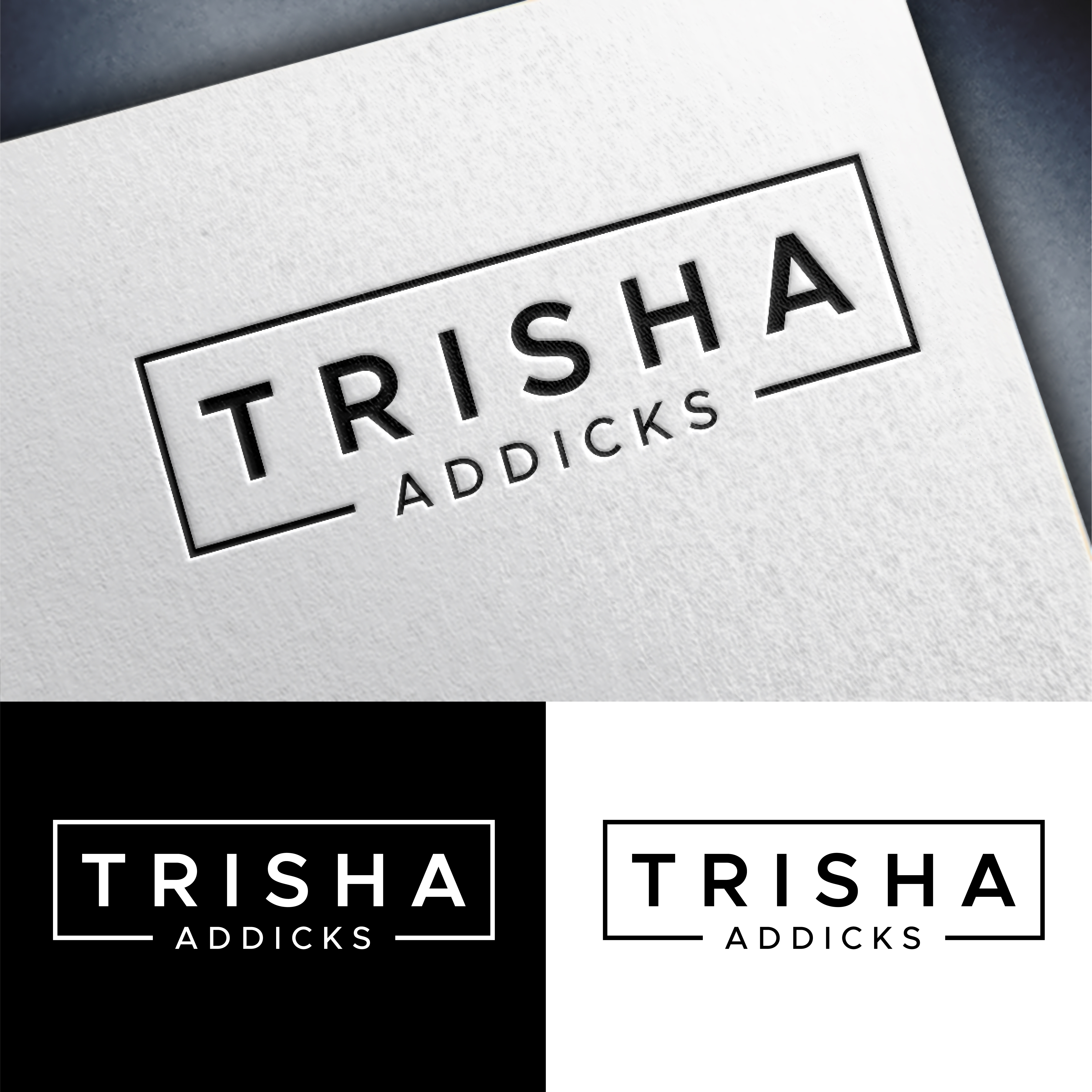 Logo Design by John Mark Arts for trisha addicks | Design #35581637